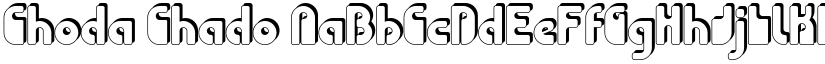 Choda Chado font