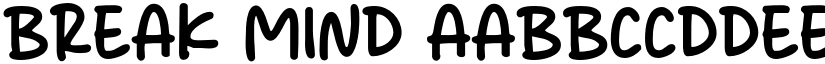 Break Mind font