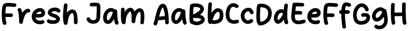 Fresh Jam font