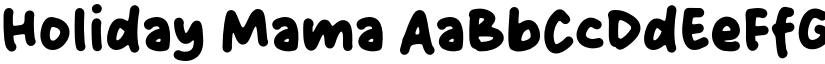 Holiday Mama font