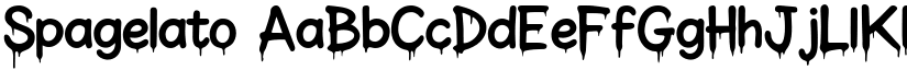 Spagelato font