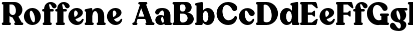 Roffene font