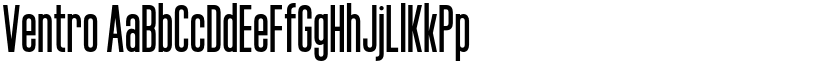 Ventro font