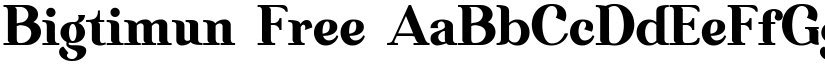 Bigtimun Free font