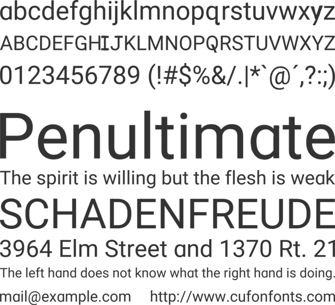 Fonty font preview