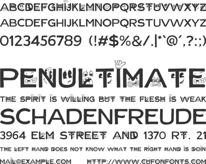 Freddy Gibson font preview