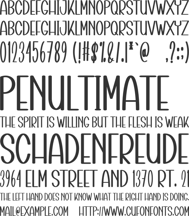 Handwriting Monogram font preview