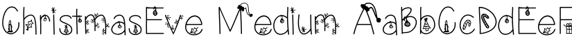 ChristmasEve Medium font