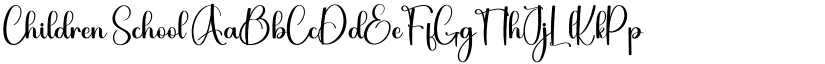 Children School font