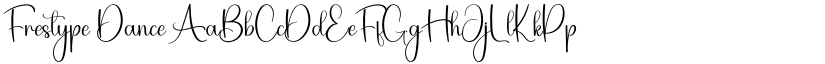 Frestype Dance font