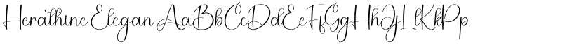Herathine Elegan font