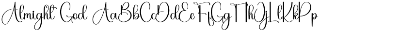 Almight God font
