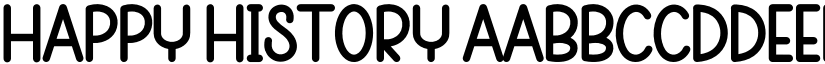 Happy History font