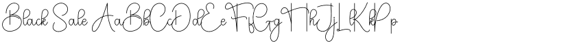 Black Sale font