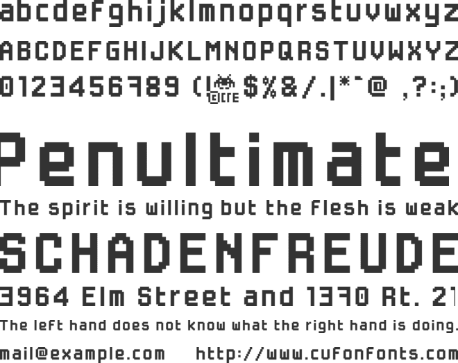 gameovercre font preview