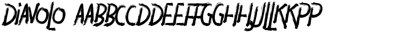 DIAVOLO font