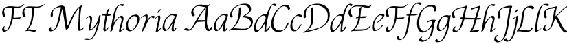 FT Mythoria font