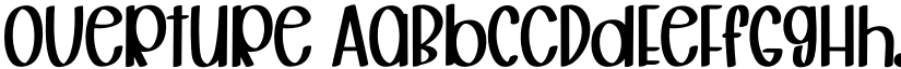 Overture font