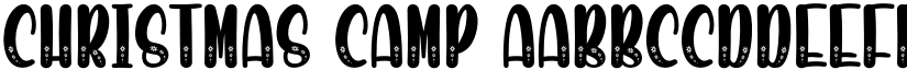 Christmas Camp font