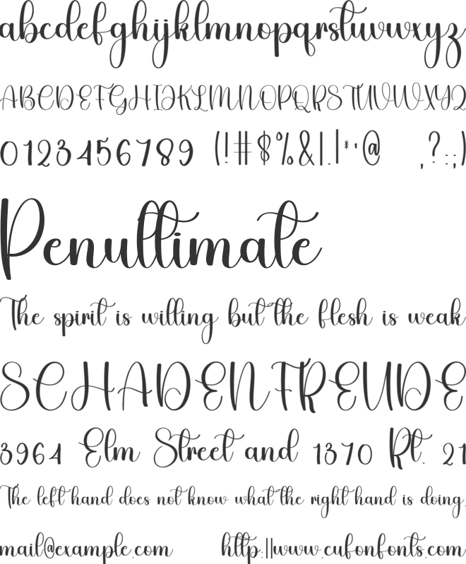 Creative Farmhouse font preview
