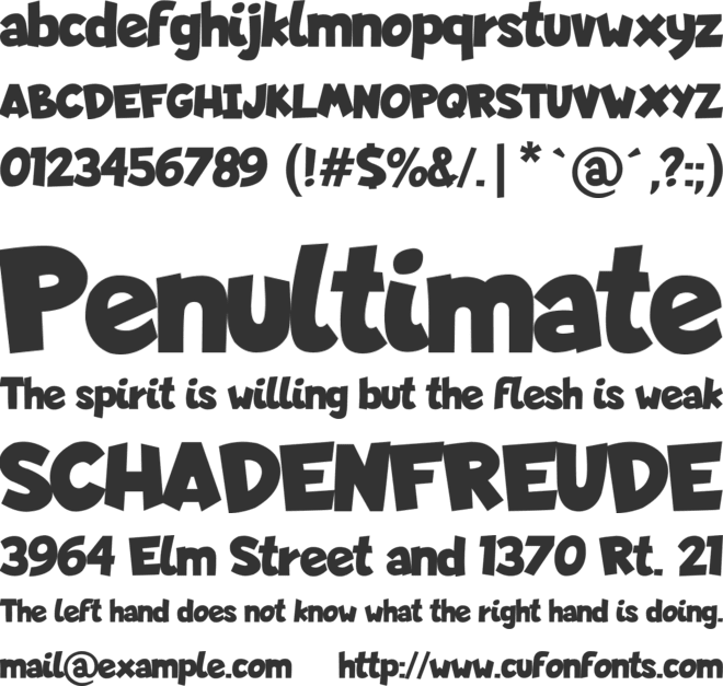 Lapsus Pro font preview