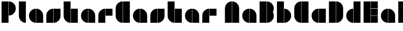 PlasterCaster font