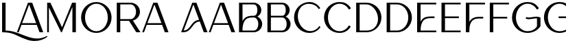 Lamora font