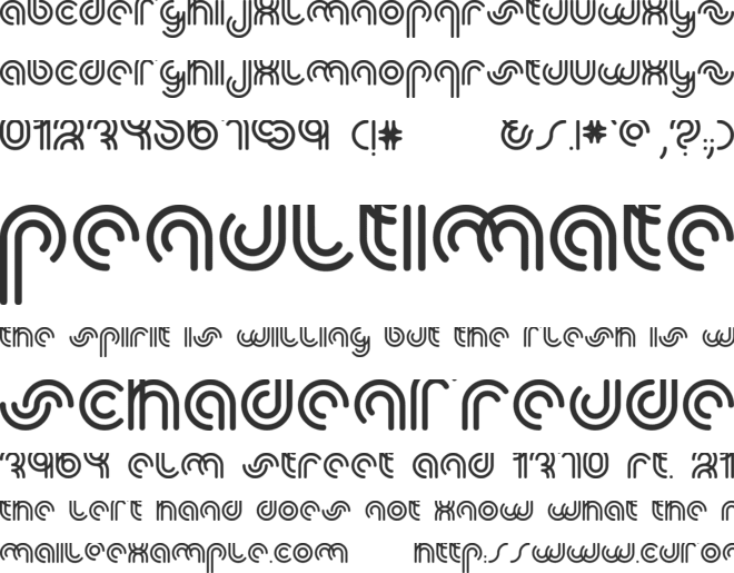Yum font preview