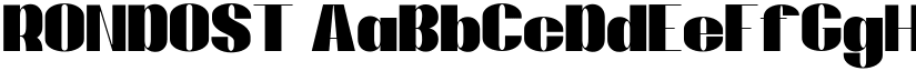 RONDOST font