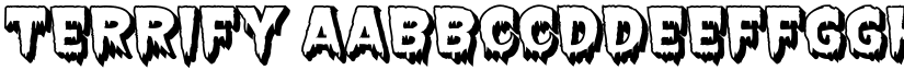 Terrify font