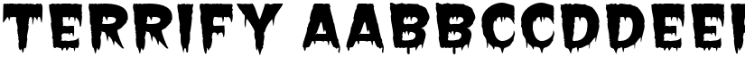 Terrify font