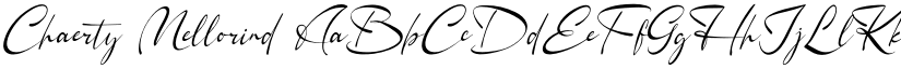 Chaerty Mellorind font