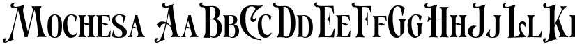 Mochesa font