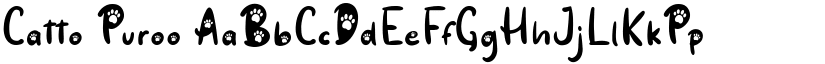 Catto Puroo font