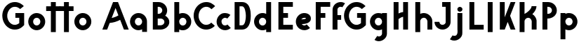 Gotto font