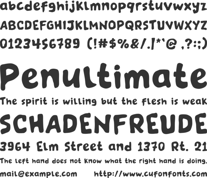 Jekteam font preview