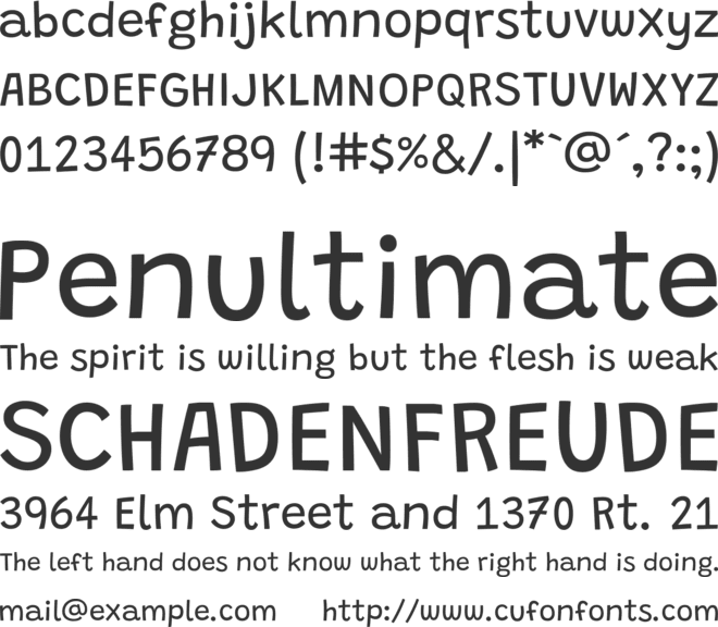UVN Bai Chang font preview