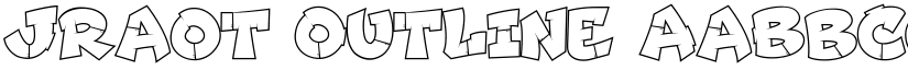 Jraot Outline font