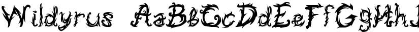 Wildyrus font