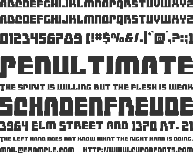 Librator font preview