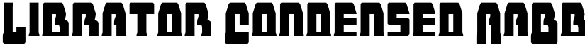 Librator Condensed font