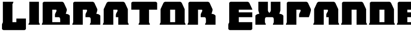 Librator Expanded font