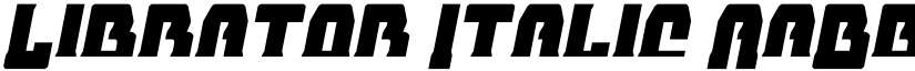 Librator Italic font