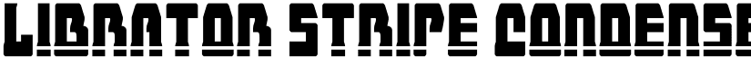 Librator Stripe Condensed font
