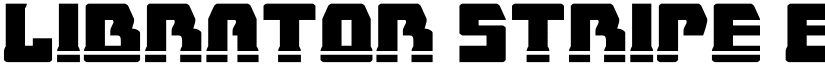 Librator Stripe Expanded font