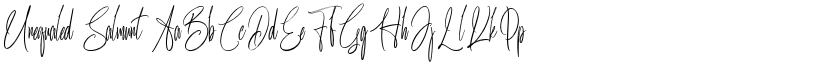 Unequaled Salmunt font