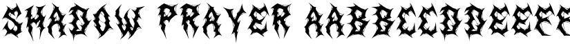 Shadow Prayer font
