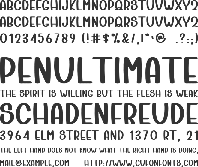 Western Paradise font preview