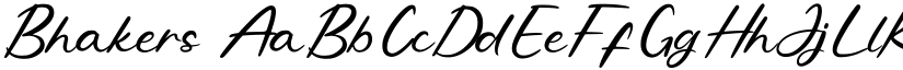 Bhakers font download
