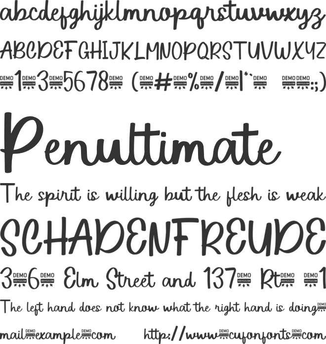 Emporium Sherlock font preview